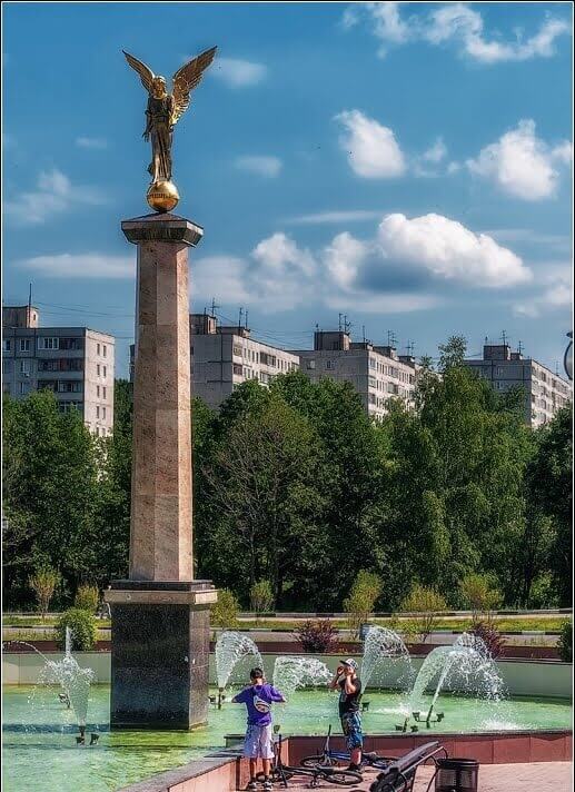 Советская площадь в Пушкино